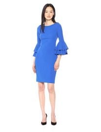 Calvin Klein Women s Tiered Bell Sleeve Dress at Amazon